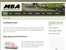 Tablet Screenshot of mbabike.com